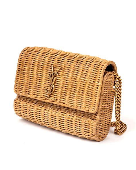 ysl wicker bag.